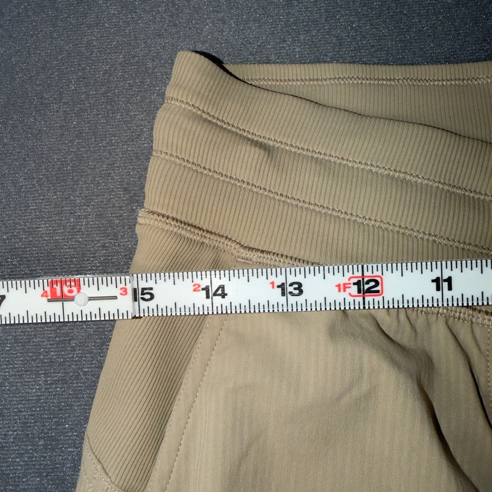 Lululemon Dance Studio Mid-Rise Jogger Full Length Sheer Oak LW5ENPS Tan Size 6 - Picture 3 of 8
